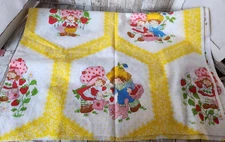 Vintage 1980 American Greeting Strawberry Shortcake Huckleberry Pie READ 45X40in