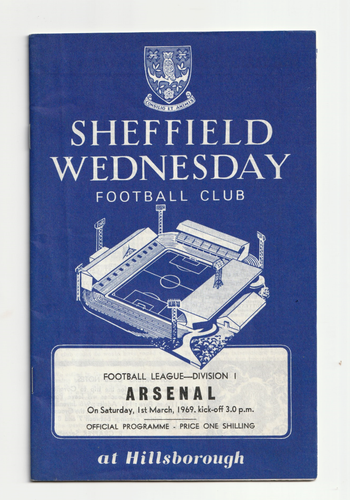 Sheffield Wednesday 1968/69 Selection of Home League Programmes from menu - Picture 3 of 6