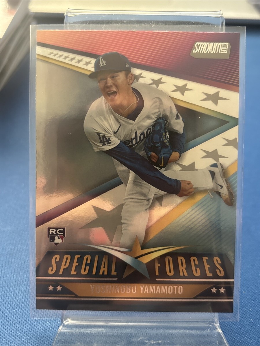 2024 Topps Stadium Club Yoshinobu Yamamoto Special Forces 2024 Topps Stadium Club Yoshinobu Yamamoto Special Forces