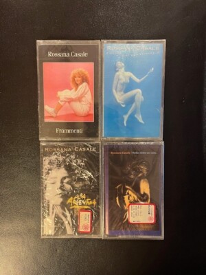 ROSSANA CASALE  -  4 Musicassette diverse  - NUOVE E SIGILLATE MC