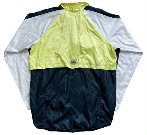 CHAQUETA SUÉTER CORTAVIENTOS VINTAGE AÑOS 80 NIKE OG (NEGRO/AMARILLO NEÓN) 1/2 CREMALLERA L - Imagen 3 de 4