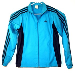 turquoise adidas jacket