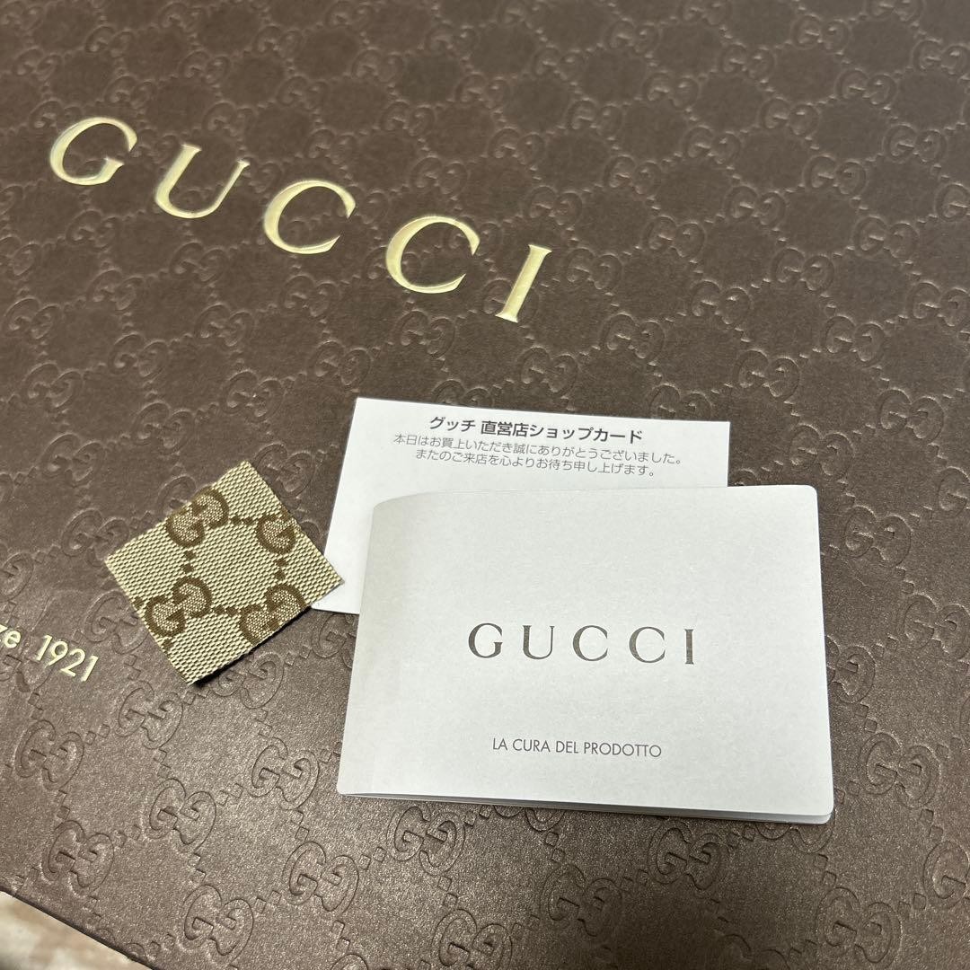 GUCCI GG Pattern Tote Bag Leather Canvas Beige Brown Multi Excellent Condition thumbnail 12