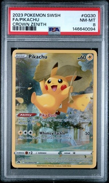 Pikachu Pokémon TCG Professional Sports Authenticator (PSA) Ultra