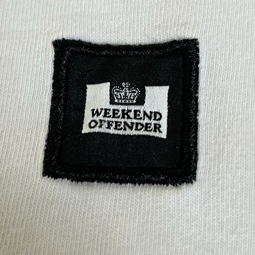 Weekend Offender T Shirt Mens S Small White Logo Short Sleeve Crew Neck Casuals - Picture 5 of 13