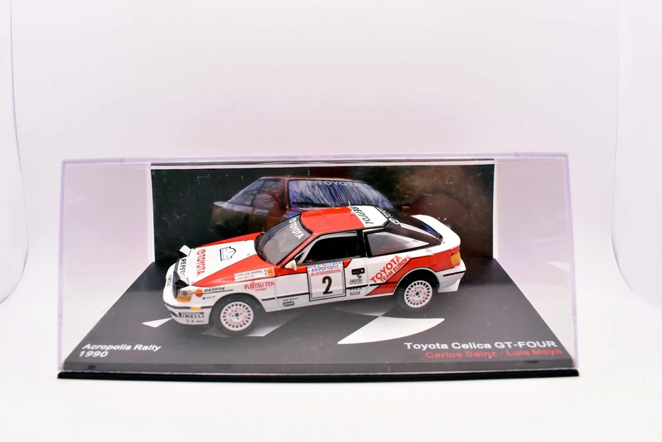 modellino auto rally scala 1:43 toyota celica GT FOUR WRC modellismo collezione - Immagine 2 di 4