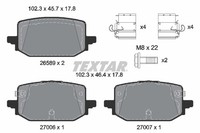 Textar Bremsbelagsatz BremsklöTze FüR Nissan Qashqai III J12 Townstar