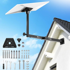 Starlink Gen 3 Mount for Long Eaves, Adjustable Mounting Kit with Pipe Adapter H