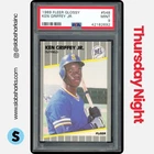 1989 FLEER #548 KEN GRIFFEY JR. GLOSSY RC ROOKIE PSA 9