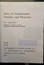 Atlas Of Granitization Textures And Processes...