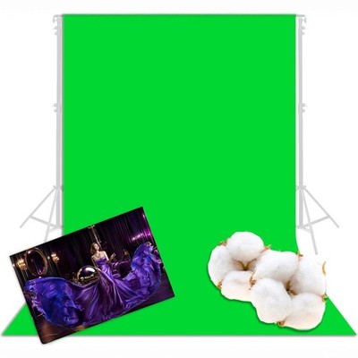 Prism Chroma Key Green Background - Large (11' x 9') - ONLY USED ONCE, EXCELLENT