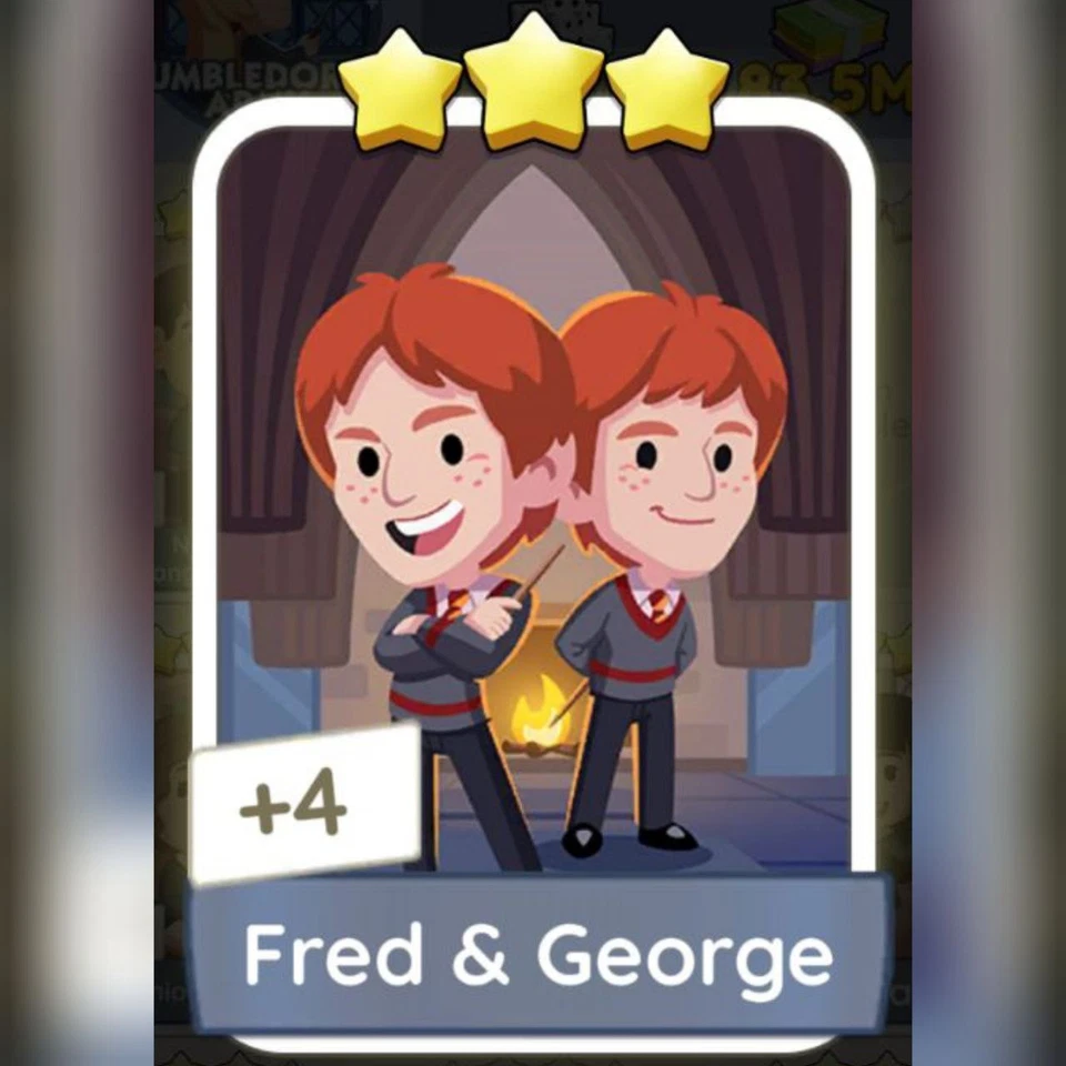 1 x Fred & George sticker (⭐⭐⭐) set 13 - Mono_poly_ Go sticker (Fast sending)