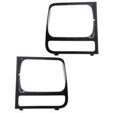 For Jeep Cherokee 1998-2001 Headlight Door Driver And Passenger Side Pair