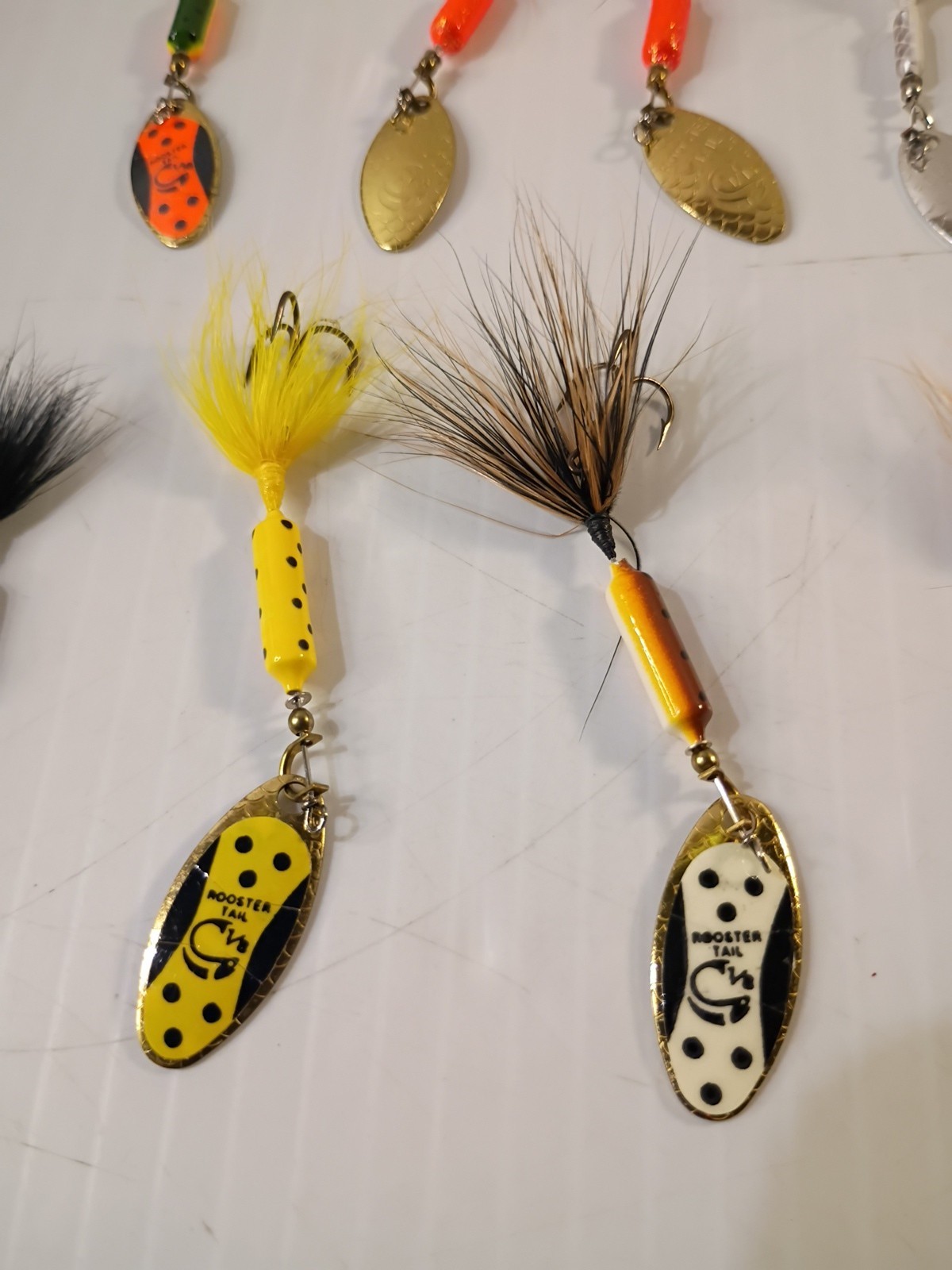 Rooster Tail Fishing Lures Spinners Multiple Color Mix Size Lot Of 12 Pre-owned  - Image 18