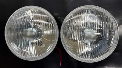 Jaguar MK2 S-Type 420 X XJ Umrüst Scheinwerfer US EU 2x H4 Glas/Metall