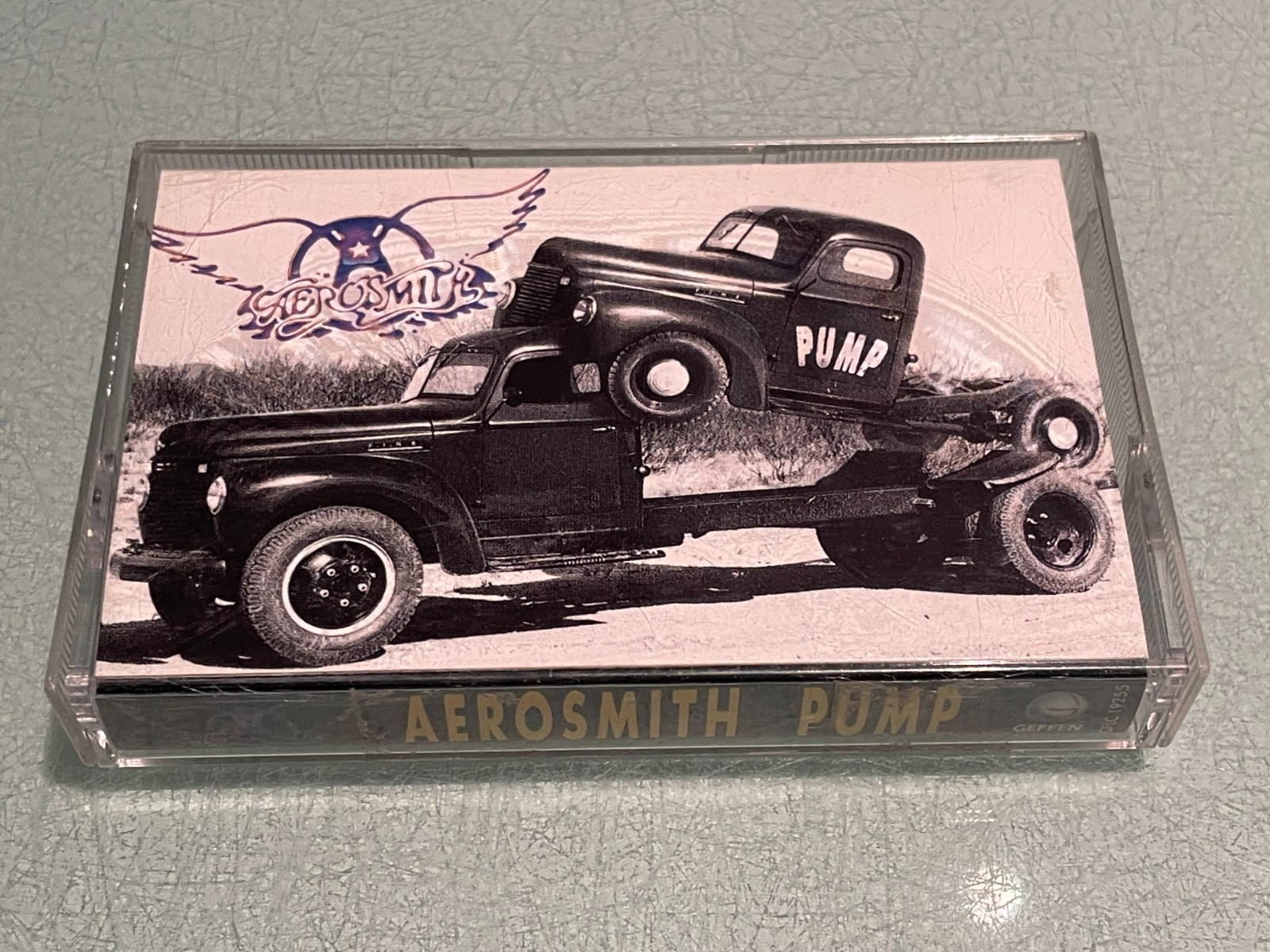 Aerosmith - Pumo - Cassette Tape Album - 1989 David Geffen - GFLC 19255