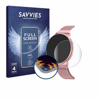"4X Full-Screen Schutz Folie FüR Banlvs Smartwatch 1.27\" 3D Edge Display"