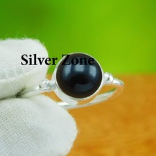 Black Onyx Gemstone 925 Sterling Silver Handmade Jewelry Ring Size 5 to 13
