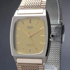 Vintage [Near MINT] Seiko Dolce 7731-5100 Gold Tone Quartz Mens Watch From JAPAN
