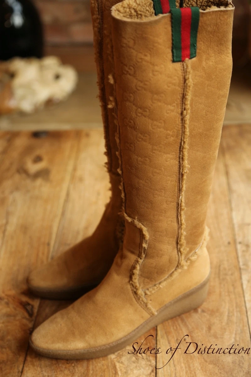 Gucci Monogram Shoes Indiana Women's Boots for sale | eBay