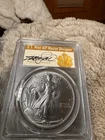 RARE! 1986 American silver Eagle THOMAS CLEVELAND SIGNED! PCGS MS70 NO RESERVE