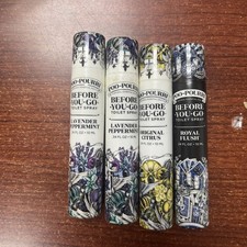 Poo Pourri Before You Go Toilet Spray  ROYAL FLUSH  .34 FL OZ EACH 4 Assorted