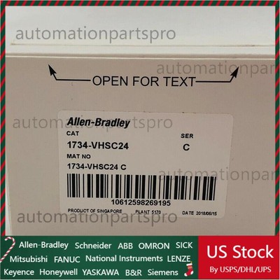 NEW Allen-Bradley 1734-VHSC24 Point I/O Very High Speed Counter