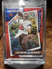 2021 Panini Rookies & Stars - Airborne Tom Brady #AB-1 Red Scope Prizm