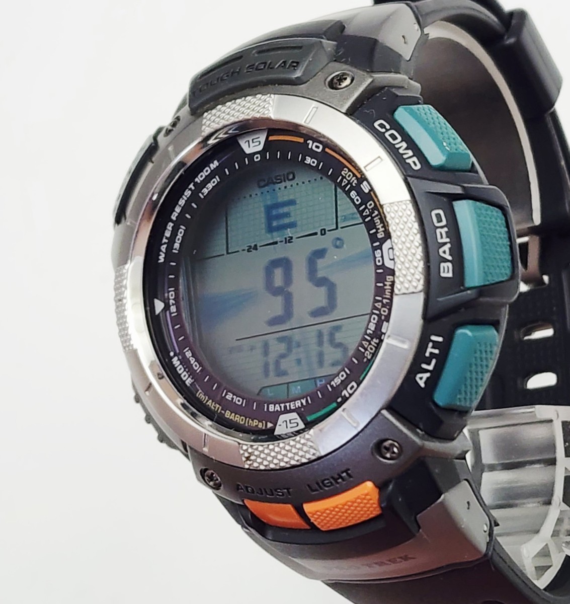 Men's JAPAN Vintage SOLAR DIGITAL Watch CASIO 