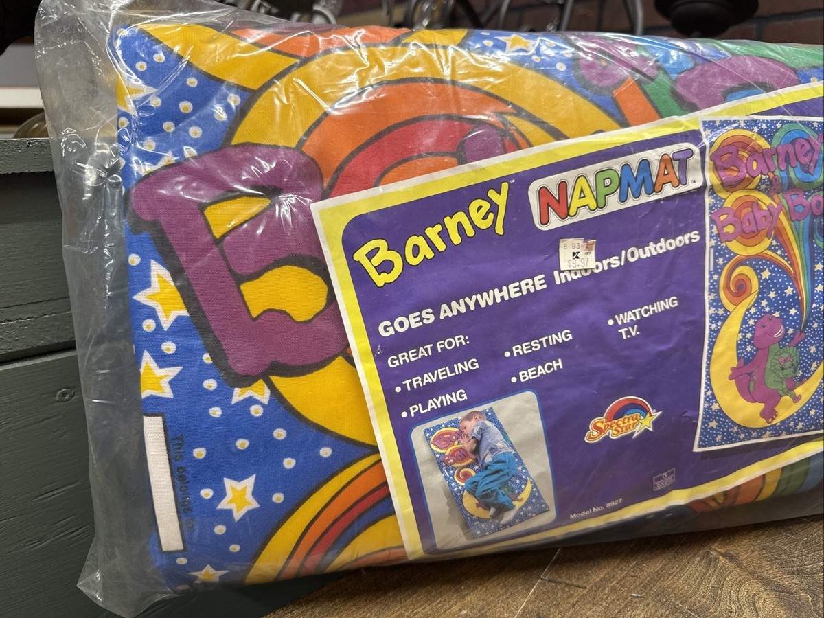 Vintage Barney and Baby Bop Kids Toddlers Sleeping Nap Mat