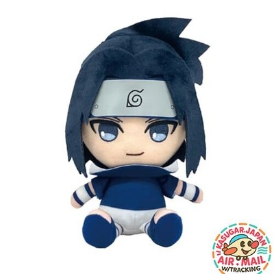 new NARUTO Sasuke Uchiha Part 1 Chibi Plush Doll Bandai Nui fm Japan w/Tracking