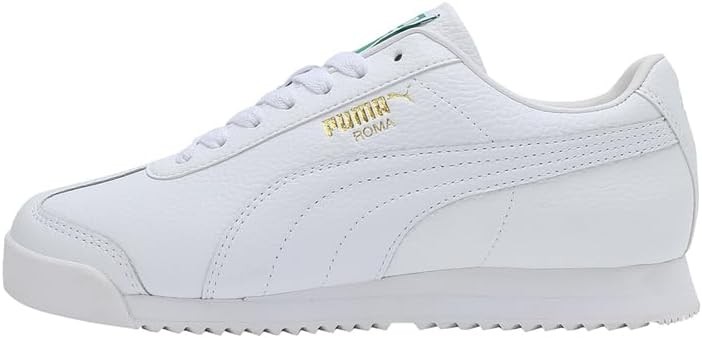 Men's Puma Roma Standard Puma White-Archive Green (396808 03