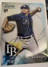2021 Topps Bowman Sterling Shane McClanahan Tampa Bay Rays Rookie Card RC
