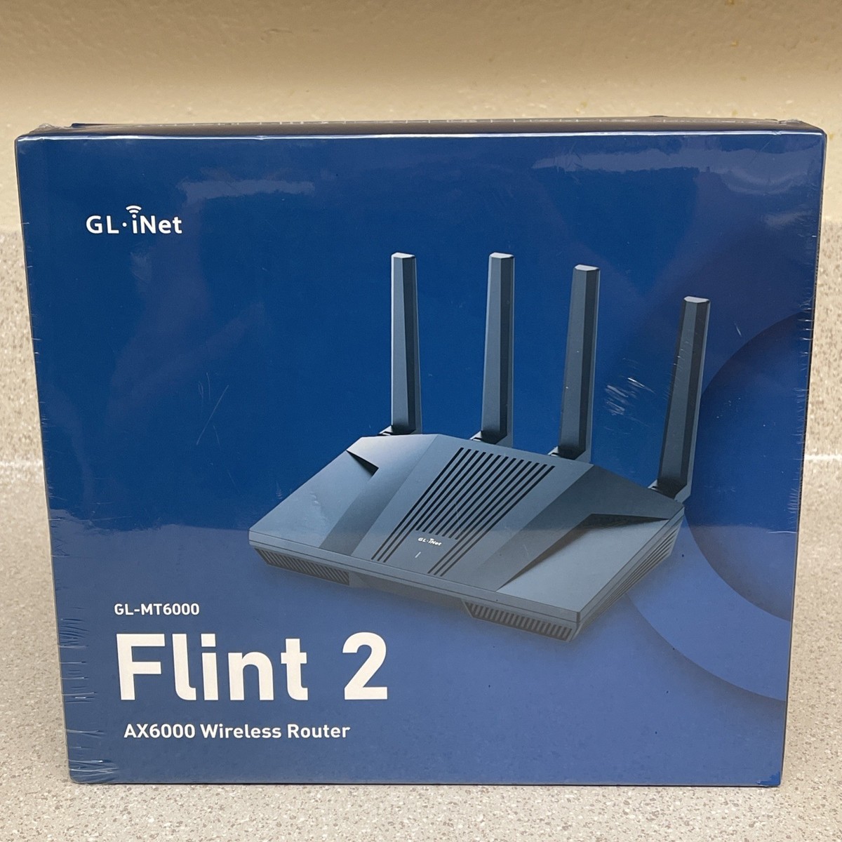 GL.iNet GL-MT6000 Flint 2 WiFi 6 w/ Wide Coverage High-Speed