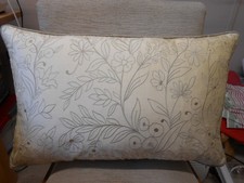 Cuscino rettangolare 1, 56 cm x 35 cm realizzato in tessuto di seta ricamato Nouveau