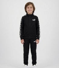 PUMA Kids Children Jacket Outer Black Jumper Clothing Boys Girls