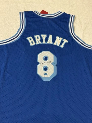 Kobe Bryant Signed Los Angeles Lakers NBA Basketball Jersey COA