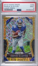 2019 Panini Prizm Rookies Lazer Prizm Darius Slayton #356 PSA 9 MINT 8d2