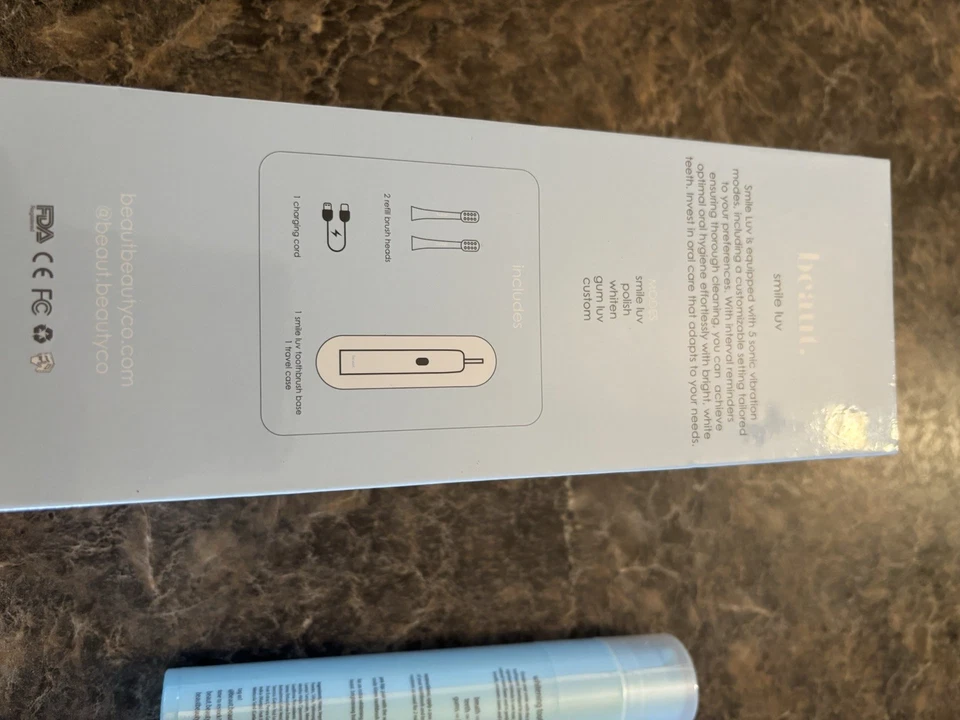 Schön. Smile Luv Sonic Smart Zahnbürste Plus Zahnpasta. 2 vorhanden.  Kammschiff - Bild 4 von 4