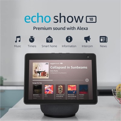 Amazon echo show10　2台セット NEW Amazon Echo Show 10 HD Smart Display w Motion & Alexa