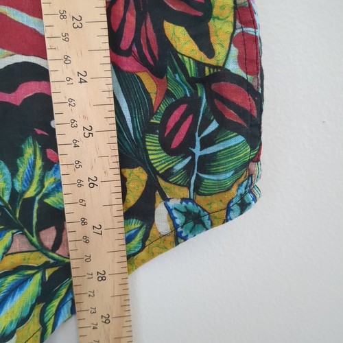 Robert Graham Shirt Mens XLT Havana Floral 100% Linen Flip Cuff Luxury Rare - Picture 9 of 10