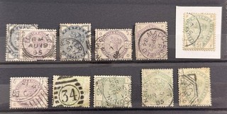 GB QV 1883 Stamps Used Lot Good Potential See Scans