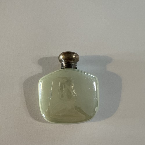 George V Parfum/Duftflakon 5 cm hoch silbermarkierter Deckel - extrem selten - Bild 5 von 15