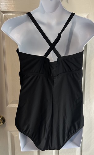 Womens Torrid BLACK WIRELESS SLIM FIX ONE-PIECE SWIMSUIT Sz 2XL Swimwear Beach - Picture 10 of 14