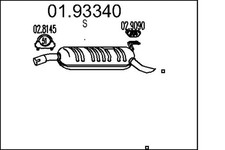 Pot d'échappement Fiat BRAVA