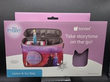 Tonies Disney Frozen Listen  Go Bag Purple Storage Elsa  Anna Design
