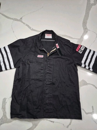 Simpson Black Longsleeve SFI Manufacturer Certified Unisex Racing Jacket Size L
