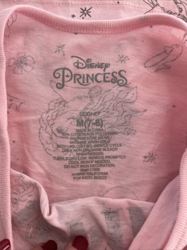 Disney Princess T-Shirt Dress INSPIRE Pink Size M (7-8) - Picture 8 of 8
