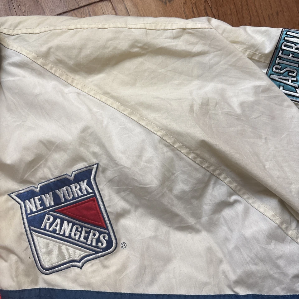 Vintage New York Rangers Puffer Jacket Mens XXL NHL Pro Player - Image 4 of 4