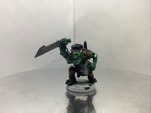 Warhammer 40K ORK KOMMANDO model built some paint metal OOP CM32427 - Picture 1 of 4